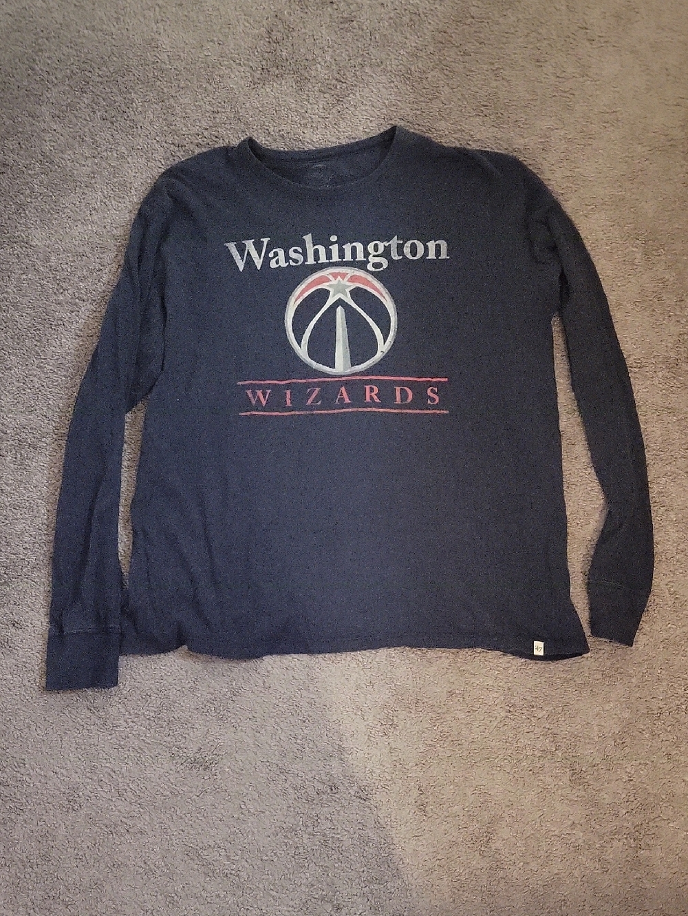Washington Wizards Navy Long Sleeve Tee
